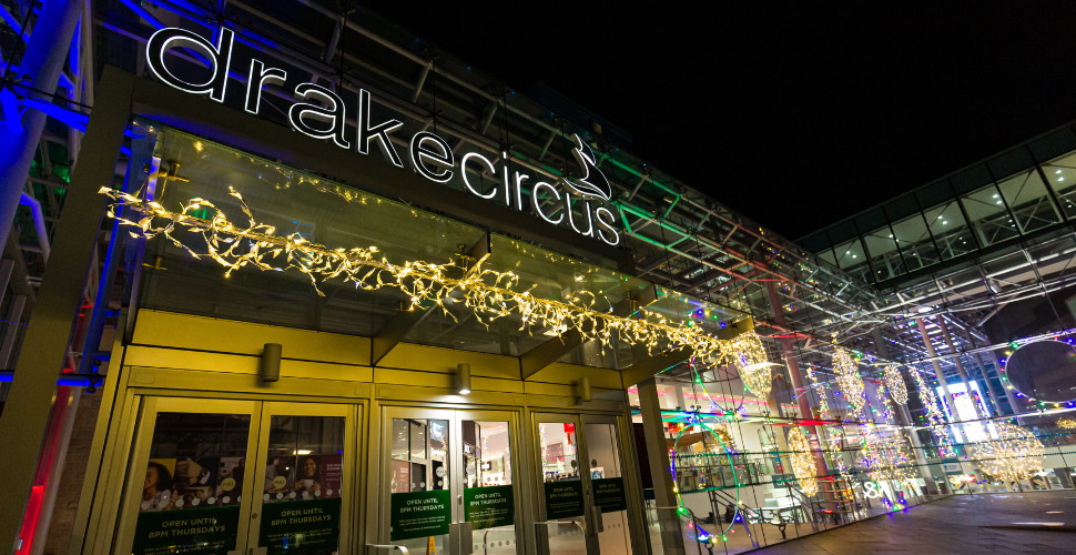 Drake Circus at Christmas 